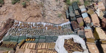 الجيش التركي يضبط أسلحة لتنظيم “بي كي كي” شمالي العراق