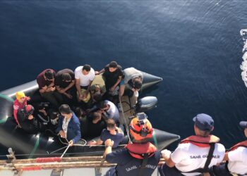 ضبط وإنقاذ 29 مهاجرا غير نظامي غربي تركيا